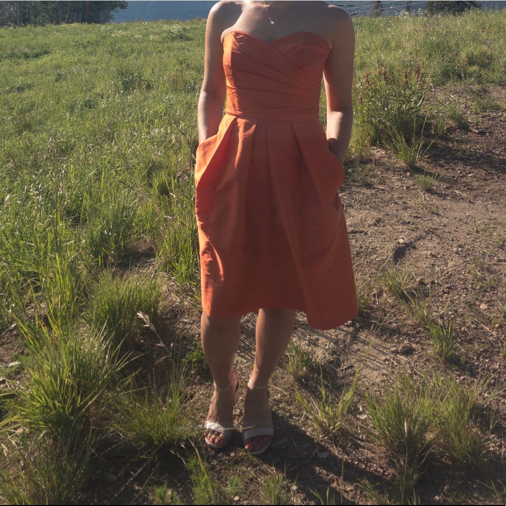 Alfred sung d498 fiesta strapless cocktail dress